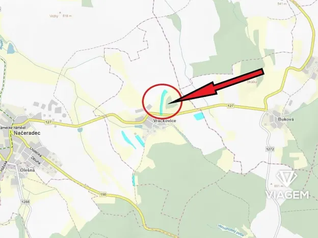 Prodej podílu pole, Načeradec, 2169 m2