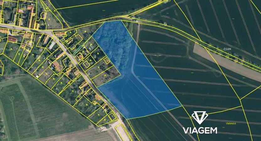 Prodej podílu pole, Řepín, 446 m2