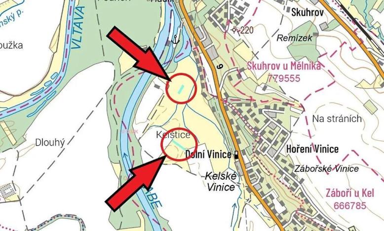 Prodej podílu pole, Kly, 1023 m2