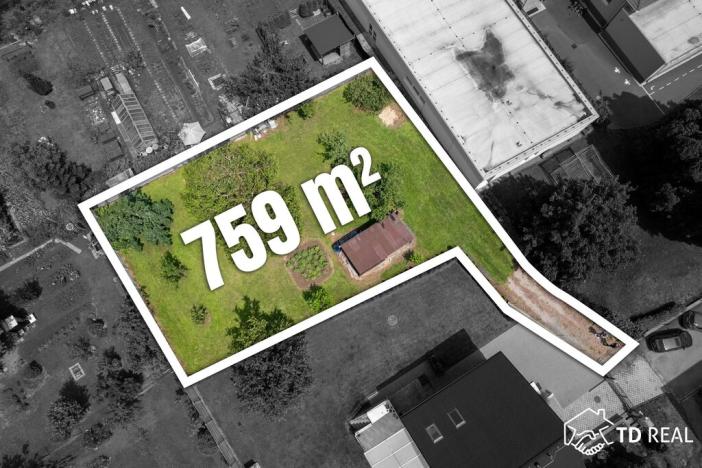 Prodej pozemku pro bydlení, Rajhrad, Husova, 759 m2