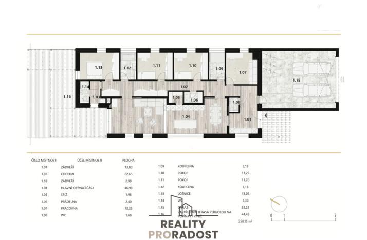 Prodej pozemku pro bydlení, Starý Poddvorov, 814 m2