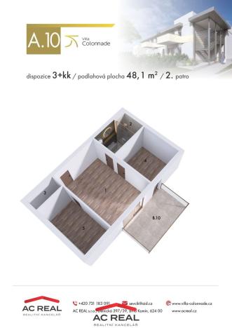 Prodej bytu 3+kk, Lednice, Slovácká, 48 m2