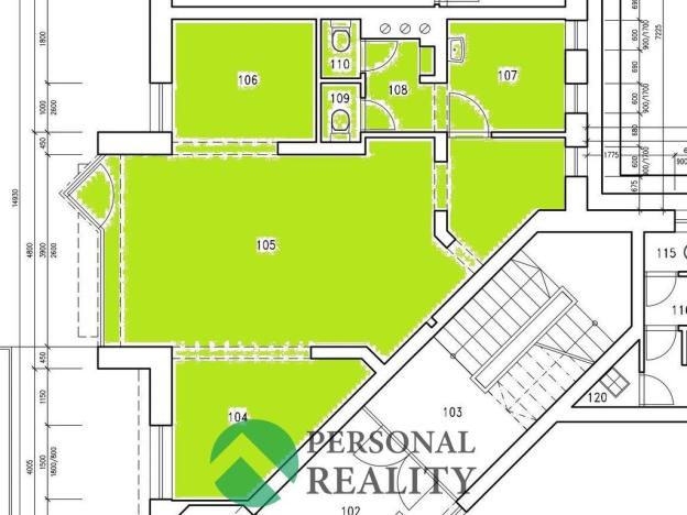 Pronájem kanceláře, Přelouč, Tůmy Přeloučského, 60 m2