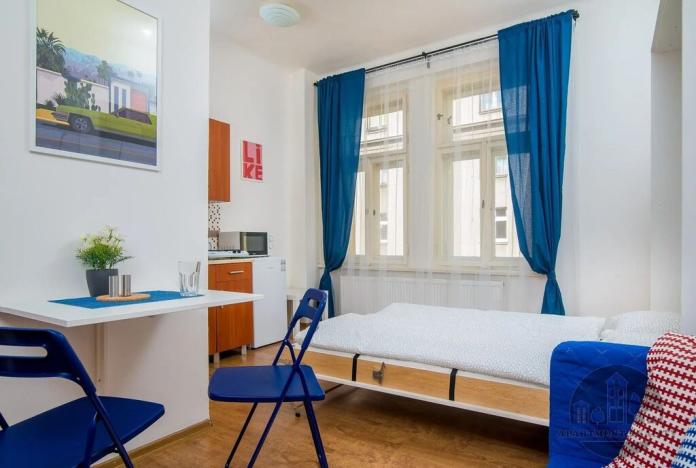Pronájem bytu 1+kk, Praha - Nusle, Čestmírova, 20 m2