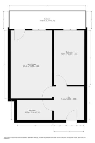 Pronájem bytu 2+kk, Praha - Hloubětín, Lehovecká, 50 m2