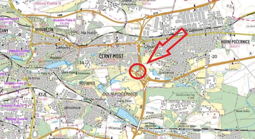 Prodej pole, Praha - Černý Most, 4457 m2