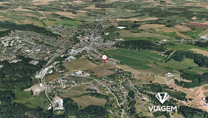 Prodej podílu komerčního pozemku, Nová Paka, 2321 m2