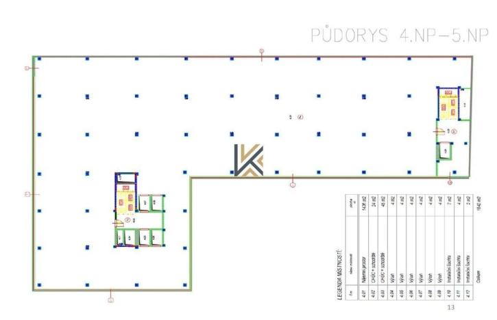 Pronájem kanceláře, Praha - Vysočany, Poděbradská, 1156 m2