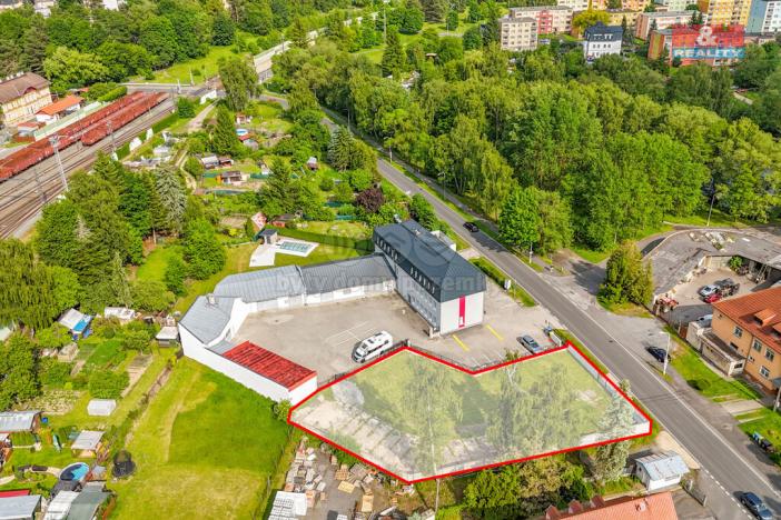Pronájem komerčního pozemku, Mariánské Lázně - Úšovice, U Mlékárny, 1100 m2