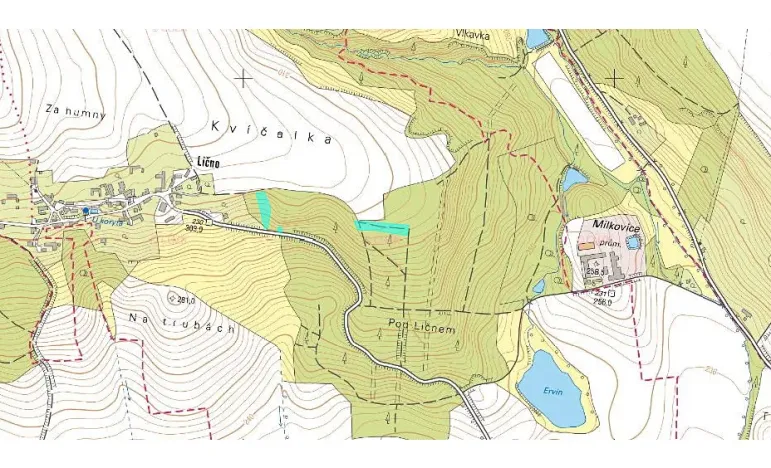Prodej lesa, Bačalky, 5824 m2