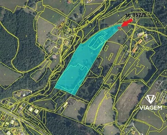 Prodej podílu pole, Valašská Bystřice, 2083 m2