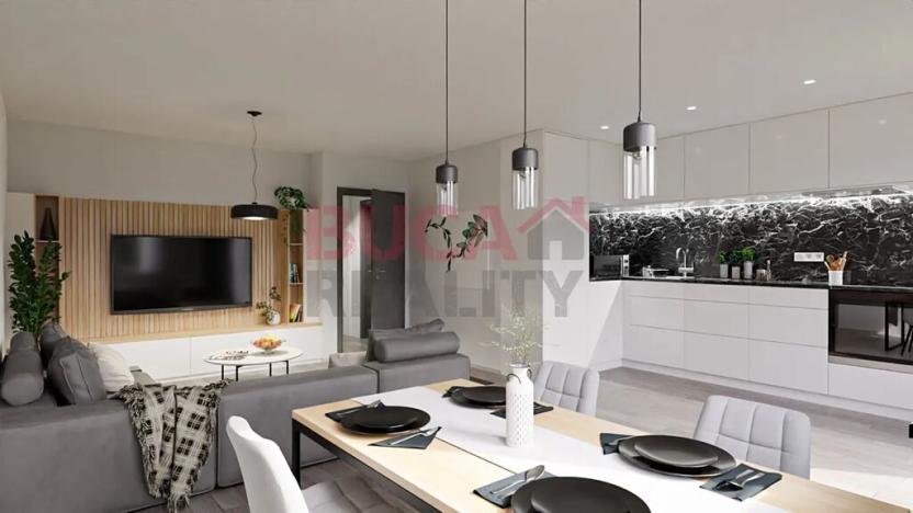 Prodej bytu 2+1, Kaplice, Polní, 61 m2