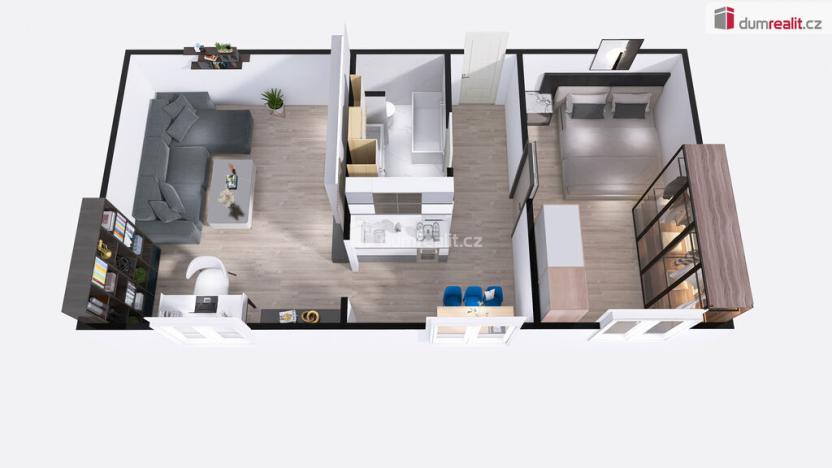 Prodej bytu 2+1, Ledeč nad Sázavou, Stínadla, 44 m2