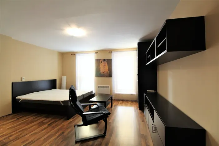 Pronájem bytu 1+kk, Praha - Karlín, Hybešova, 36 m2