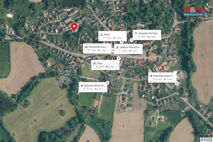 Prodej bytu 2+1, Petrovice, 58 m2