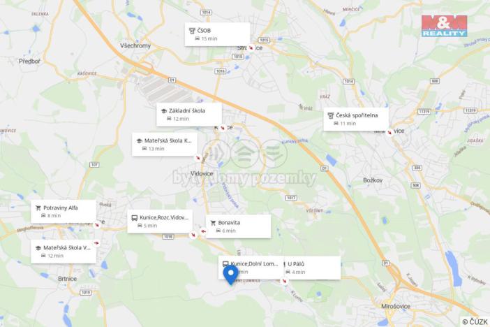 Prodej pozemku pro bydlení, Kunice - Dolní Lomnice, 1987 m2