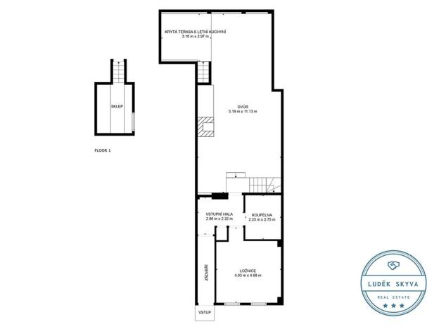 Prodej rodinného domu, Mikulov, 36 m2