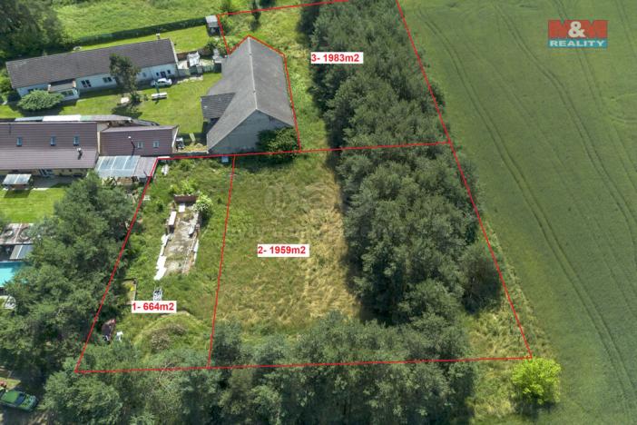 Prodej pole, Svatý Mikuláš - Lišice, 1983 m2