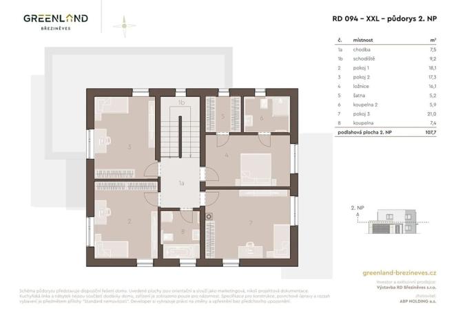 Prodej vily, Praha - Březiněves, Vraní, 242 m2