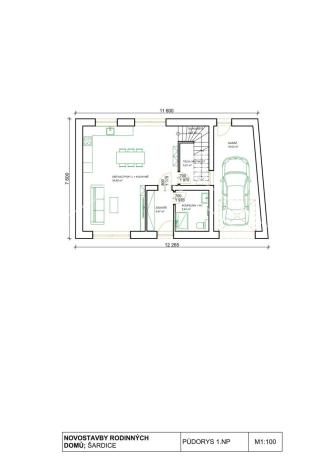 Prodej domu na klíč, Šardice, 180 m2