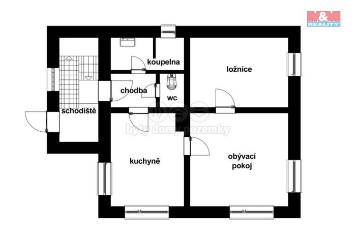 Prodej rodinného domu, Úpice, Chelčického, 110 m2