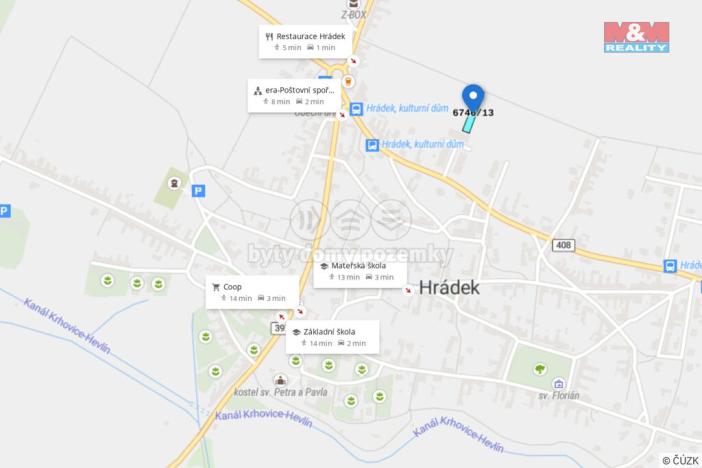 Prodej pozemku pro bydlení, Hrádek, 892 m2