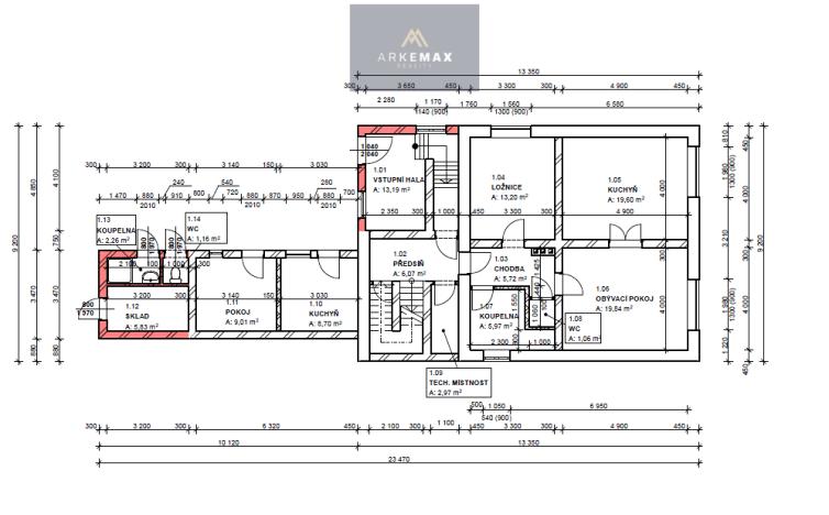 Prodej rodinného domu, Ostrava, Martinovská, 205 m2