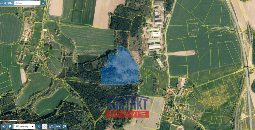 Prodej lesa, Ješetice, 40017 m2