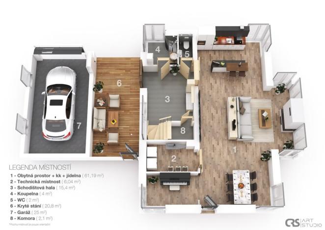 Prodej rodinného domu, Kamenice - Všedobrovice, 330 m2