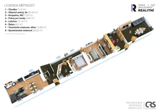 Prodej rodinného domu, Třeboň - Břilice, Dunajovická, 212 m2