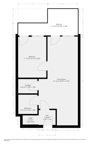 Pronájem bytu 2+kk, Horoměřice, Velvarská, 53 m2