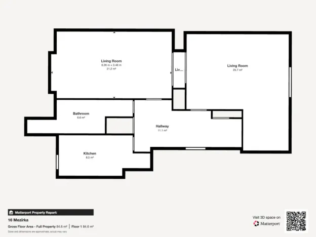 Pronájem bytu 2+1, Brno - Veveří, Mezírka, 73 m2