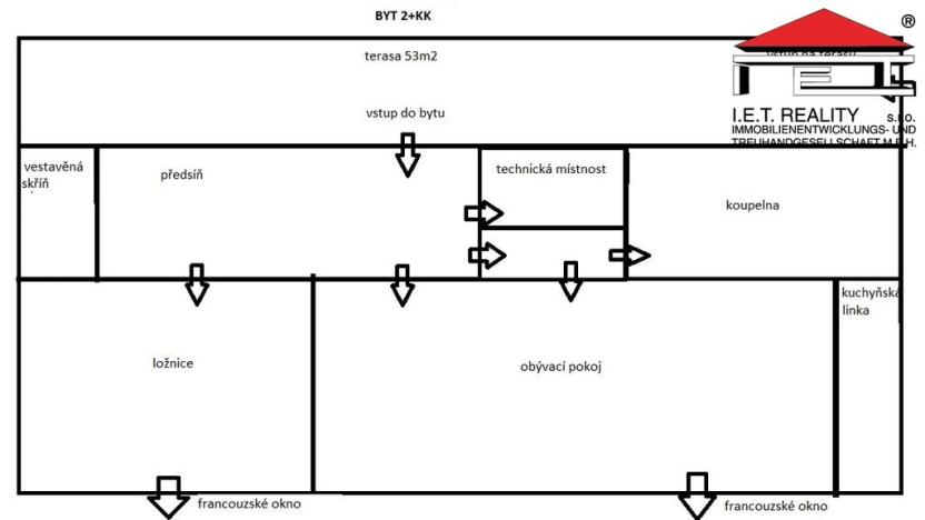 Prodej bytu 3+1, Praha - Lochkov, Cementářská, 88 m2