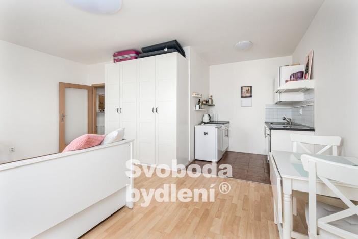 Pronájem bytu 1+kk, Praha - Letňany, Malkovského, 32 m2