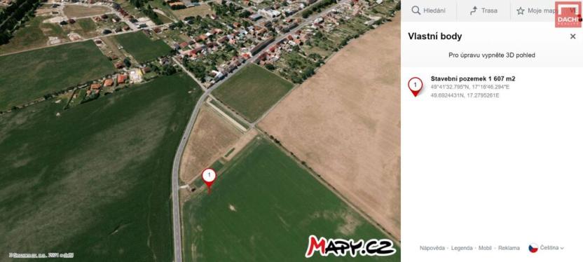 Prodej pozemku pro bydlení, Štarnov, 1607 m2