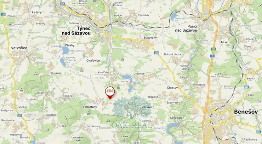 Prodej lesa, Chrášťany, 9048 m2