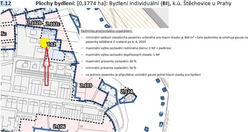 Prodej pozemku pro bydlení, Štěchovice - Třebenice, 629 m2