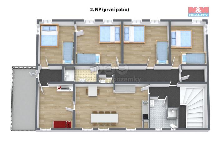 Prodej ubytování, Vejprty, Údolní, 293 m2