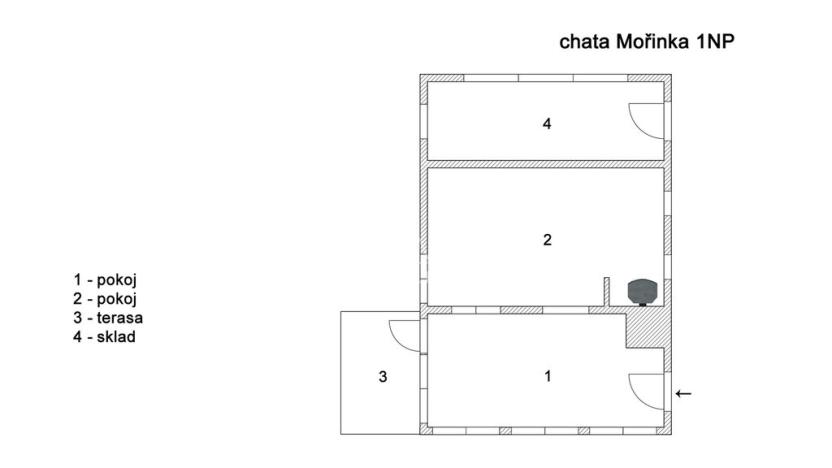 Prodej chaty, Mořinka, 73 m2