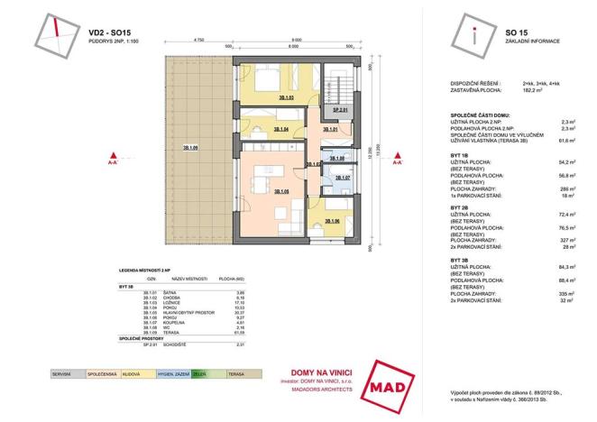 Prodej bytu 4+kk, Němčičky, 88 m2