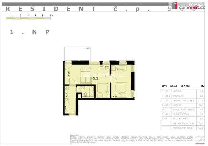 Prodej bytu 2+kk, Harrachov, 53 m2