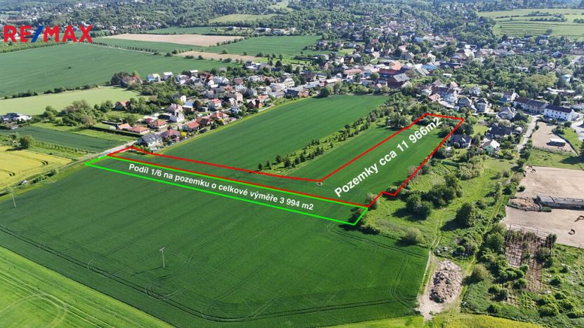 Prodej pozemku pro bydlení, Olomouc - Droždín, 12631 m2
