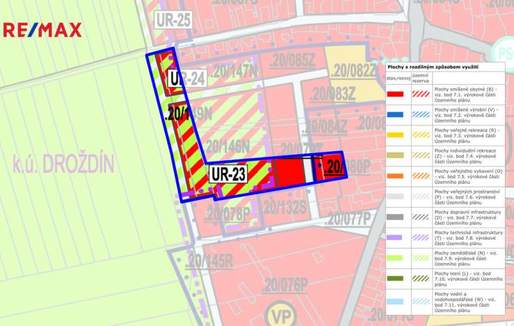 Prodej pozemku pro bydlení, Olomouc - Droždín, 12597 m2