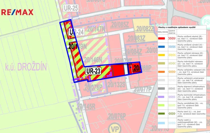 Prodej pozemku pro bydlení, Olomouc - Droždín, 12597 m2