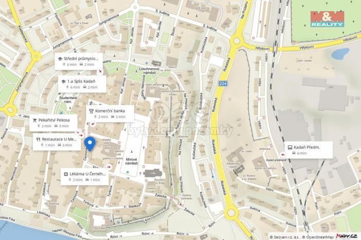 Prodej restaurace, Kadaň, Čechova, 158 m2