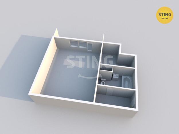 Prodej bytu 1+kk, Ostrava, náměstí Družby, 28 m2