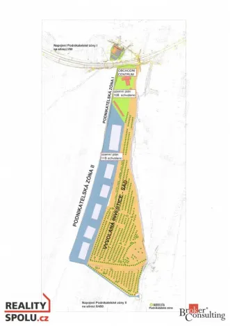 Prodej komerčního pozemku, Uherský Brod, Škrlovec, 10000 m2