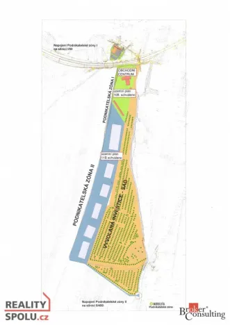 Prodej komerčního pozemku, Uherský Brod, Škrlovec, 3000 m2