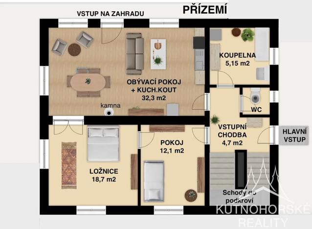 Prodej rodinného domu, Červené Janovice, 144 m2