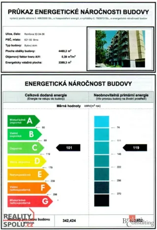 Prodej bytu 4+1, Brno - Řečkovice, Renčova, 91 m2